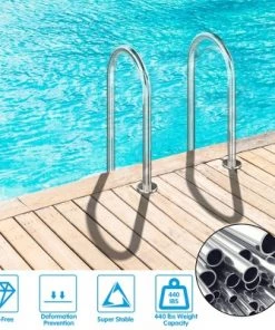 Costway 2-Step Swimming Pool Ladder Stainless Steel Non-Slip for In Ground Pools -Swimming Pools Sales unnamed file 3323
