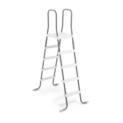 Intex Steel Frame Above Ground Swimming Pool Ladder (2 Pack) 1 Intex Steel Frame Above Ground Swimming Pool Ladder (2 Pack)