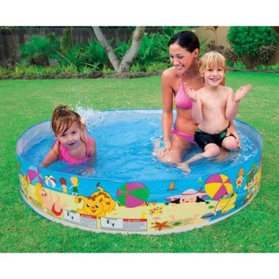 INTEX Beach Days Snapset Instant Kids Childrens Swimming Pool | 56451EP 2 INTEX Beach Days Snapset Instant Kids Childrens Swimming Pool | 56451EP - Image 2
