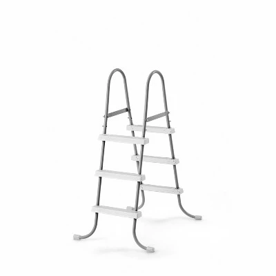 Intex Steel Frame Pool Ladder for 42' Wall Height & 15' Round Pool Debris Cover 1 Intex Steel Frame Pool Ladder for 42' Wall Height & 15' Round Pool Debris Cover