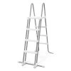 Intex 28077E Heavy Duty Deluxe Pool Ladder with Removable Steps for 52 Inch Depth Above Ground Pools