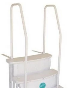 Main Access iStep Above Ground Pool Entry Steps Ladder w/ LED Light + 2 Weights