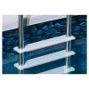 Blue Wave Standard Stainless Steel In-Pool Ladder for Above Ground Pools