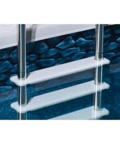 Blue Wave Standard Stainless Steel In-Pool Ladder for Above Ground Pools