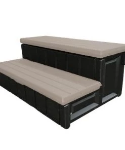 Confer Plastics Confer Leisure Accents 36 Inch Deluxe Patio Long Hot Tub Spa Step, Portabello