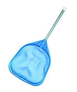 Swimline HydroTools 8050 Lightweight Hot Tub, Spa, and Swimming Pool 12 Inch Aluminum Handled Leaf Net Skimmer for Easy Pool Maintenance, Blue