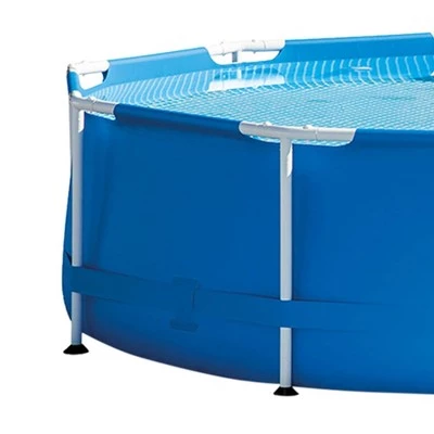 Intex 28200EH 10 Foot x 30 Inch Outdoor Metal Frame Above Ground Round Swimming Pool Fits Up to 4 People with Protective Canopy (Pump Not Included) 3 Intex 28200EH 10 Foot x 30 Inch Outdoor Metal Frame Above Ground Round Swimming Pool Fits Up to 4 People with Protective Canopy (Pump Not Included) - Image 3