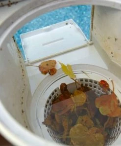 Pool Minder Incorporated Pool Minder Inc Zak the Pool Minder Hands Free Automatic Plastic Foam Water Leaf Skimmer with Small Animal Platform for Swimming Pool Pump, Blue -Swimming Pools Sales unnamed file 3520