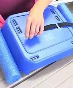 Pool Minder Incorporated Pool Minder Inc Zak the Pool Minder Hands Free Automatic Plastic Foam Water Leaf Skimmer with Small Animal Platform for Swimming Pool Pump, Blue -Swimming Pools Sales unnamed file 3521