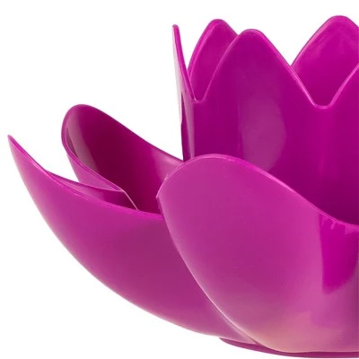 Swimline Swim Central 7.5" Magenta Hydro Tools Pool or Spa Floating Flower Candle Light 2 Swimline Swim Central 7.5" Magenta Hydro Tools Pool or Spa Floating Flower Candle Light - Image 2