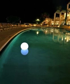 Swim Central 9" Chill Lite Floating Swimming Pool Choose-A-Color Round Bubble Light