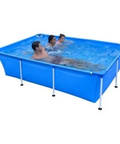 JLeisure Avenli 17773 10 x 6.5 x 2 Feet Outdoor Backyard Above Ground Rectangular Steel Frame Swimming Pool with Repair Kit, 2 Pack -Swimming Pools Sales unnamed file 358