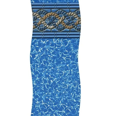 Swimline Swim Central Blue and White Oval Uni Bead Above Ground Swimming Pool Liner 15' x 30' 1 Swimline Swim Central Blue and White Oval Uni Bead Above Ground Swimming Pool Liner 15' x 30'