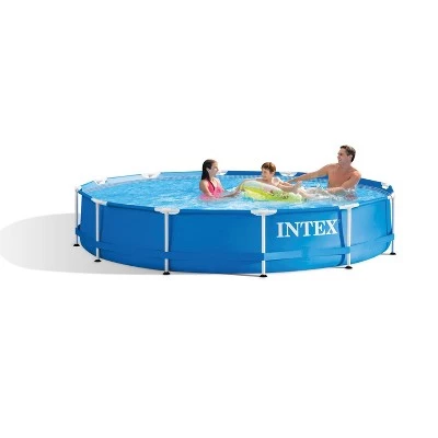 Intex 28210EH 12 Foot x 30 Inch Above Ground Swimming Pool that Fits up to 6 People with Easy Set-Up and Protective Canopy (Pump Not Included) 3 Intex 28210EH 12 Foot x 30 Inch Above Ground Swimming Pool that Fits up to 6 People with Easy Set-Up and Protective Canopy (Pump Not Included) - Image 3