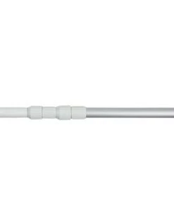 Pool Central Adjustable Aluminum Swimming Pool Telescopic Pole for Vacuums and Skimmers 15' - Silver