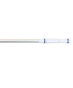 Pool Central Corrugated Adjustable Telescopic Pole for Vacuum Heads and Skimmers 15.5' - Silver