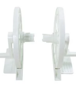 Swimline HydroTools Advanced Reel System Solar Cover for In-Ground Swimming Pools 2pc -White