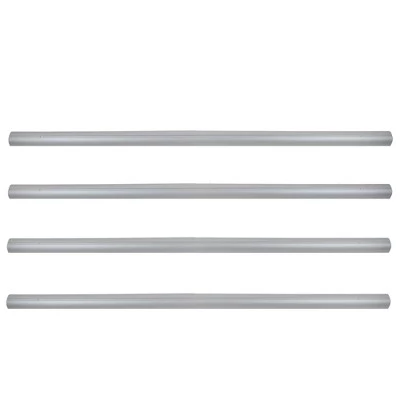 Pool Central Aluminum Tubes for In-Ground Pool Cover Reel System 4'' x 16' - Gray 1 Pool Central Aluminum Tubes for In-Ground Pool Cover Reel System 4'' x 16' - Gray
