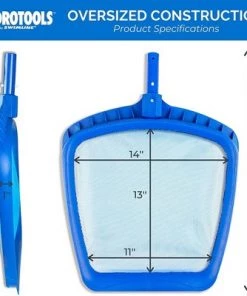 Swimline 8039 HydroTools Professional Premium Extra Strong Leaf Skimmer Mesh Net, Water Maintenance Cleaning for Swimming Pools, Spas, and Ponds, Blue -Swimming Pools Sales unnamed file 3715