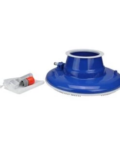Northlight Leaf Eater with 3 Swivel Wheels and Brushes Swimming Pool Vacuum Head 15" - Blue