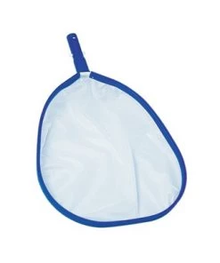 Poolmaster Pool Master Finisher Swimming Pool Leaf Rake Skimmer Head - Fits Most Poles 16" - Blue/White