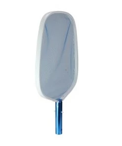 Pool Central Swimming Pool Leaf Skimmer with Nylon Net 19.75" - Blue