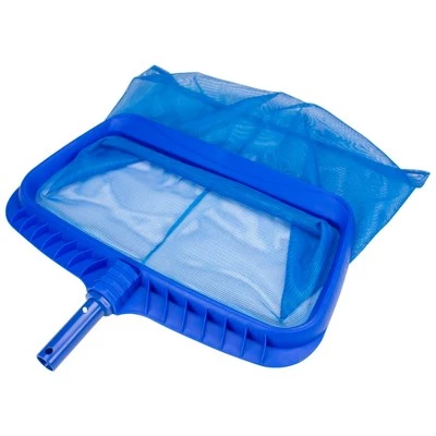 Pool Central Heavy Duty Deep-Bag Swimming Pool Leaf Rake Skimmer Head 19.75" - Blue 3 Pool Central Heavy Duty Deep-Bag Swimming Pool Leaf Rake Skimmer Head 19.75" - Blue - Image 3