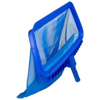 Pool Central Heavy Duty Deep-Bag Swimming Pool Leaf Rake Skimmer Head 19.75" - Blue 4 Pool Central Heavy Duty Deep-Bag Swimming Pool Leaf Rake Skimmer Head 19.75" - Blue - Image 4