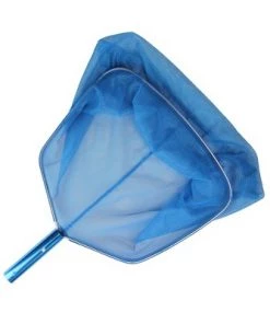 Pool Central Aluminum Frame Swimming Pool Leaf Rake with Nylon Net 19" - Blue