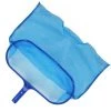 Pool Central Standard Deep-Bag Swimming Pool Leaf Rake Head - Fits Most Poles 16" - Blue