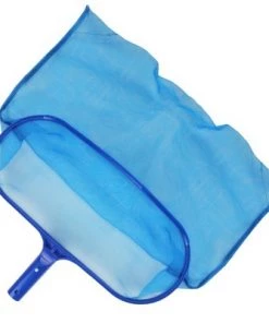 Pool Central Standard Deep-Bag Swimming Pool Leaf Rake Head - Fits Most Poles 16" - Blue