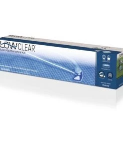 Bestway 58237 Above Ground Pool Cleaning Vacuum, 9-Foot Pole, and Surface Skimmer Maintenance Accessories Kit