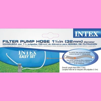 Intex 1.25"Diameter Pool Pump 59" Replacement Hose (2 Pack) Pool Surface Skimmer 3 Intex 1.25"Diameter Pool Pump 59" Replacement Hose (2 Pack) Pool Surface Skimmer - Image 3