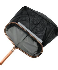 Pool Central Heavy Duty Aluminum Tube Frame Leaf Pool Rake with Net 22" - Copper/Black