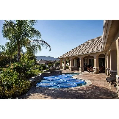 Solar Sun Rings UV Resistant Above Ground Inground Swimming Pool Hot Tub Spa Heating Accessory Circular Heater Solar Cover, SRR, Blue 2 Solar Sun Rings UV Resistant Above Ground Inground Swimming Pool Hot Tub Spa Heating Accessory Circular Heater Solar Cover, SRR, Blue - Image 2