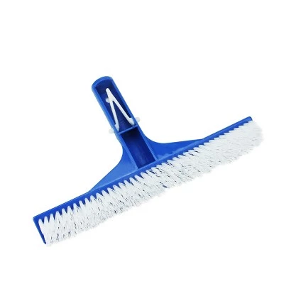 Pool Central Residential Swimming Pool Floor and Wall Cleaning Bristle Brush Head 10" - Blue 1 Pool Central Residential Swimming Pool Floor and Wall Cleaning Bristle Brush Head 10" - Blue