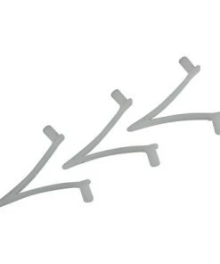 Pool Central Quick Snap Replacement Butterfly Clips for Swimming Pool Pole Attachments 3pc 2"- White