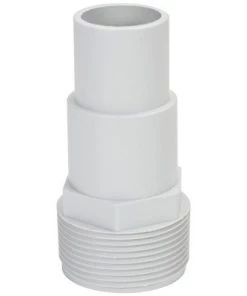 Northlight Swimming Pool or Spa Threaded Hose Adapter 4" - White