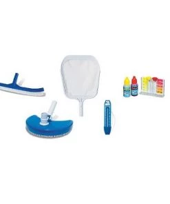 Poolmaster Swim Central 17.5" Blue Basic Vinyl Swimming Pool Maintenance Kit
