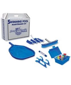 Poolmaster Swim Central 18" Blue 6-Pieces Swimming Pool Maintenance Kit