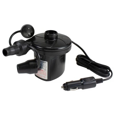 Pool Central Battery Operated or DC Electric Powered Inflate and Deflate Air Pump 4.5" - Black 1 Pool Central Battery Operated or DC Electric Powered Inflate and Deflate Air Pump 4.5" - Black