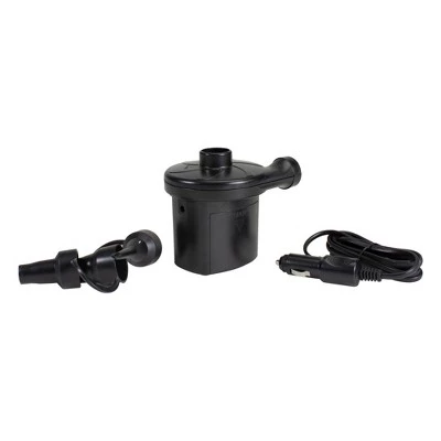 Pool Central Battery Operated or DC Electric Powered Inflate and Deflate Air Pump 4.5" - Black 2 Pool Central Battery Operated or DC Electric Powered Inflate and Deflate Air Pump 4.5" - Black - Image 2