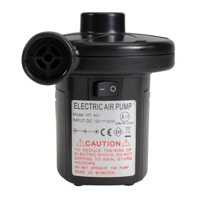 Pool Central Battery Operated or DC Electric Powered Inflate and Deflate Air Pump 4.5" - Black 4 Pool Central Battery Operated or DC Electric Powered Inflate and Deflate Air Pump 4.5" - Black - Image 4