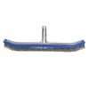 Pool Central Deluxe Stainless Steel Concrete Pool Floor and Wall Algae Brush Head 18" - Blue