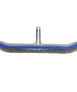 Pool Central Deluxe Stainless Steel Concrete Pool Floor and Wall Algae Brush Head 18" - Blue
