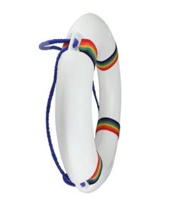 Northlight Swimming Pool Safety Ring Buoy 21" - White