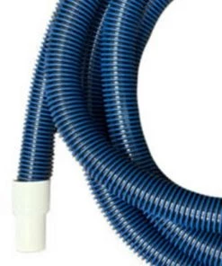 Plastiflex BE548112030SI 1.5 Inch 30 Foot Sunflex Abrasion Resistant UV Protected Above or In Ground Swimming Pool Vacuum Cleaner Hose, Blue