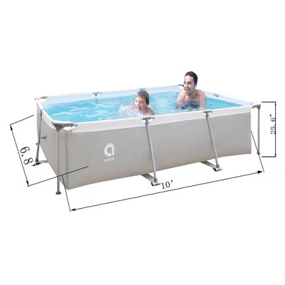 JLeisure Avenli 17773 10 x 6.5 x 2 Feet and 5' x 16.5" Bee Spray Outdoor Backyard Above Ground Rectangular Steel Frame Swimming Pool (2 Pack) 3 JLeisure Avenli 17773 10 x 6.5 x 2 Feet and 5' x 16.5" Bee Spray Outdoor Backyard Above Ground Rectangular Steel Frame Swimming Pool (2 Pack) - Image 3