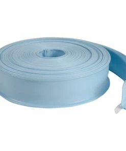 Pool Central Round Swimming Pool Filter Backwash Hose 200' x 2" - Light Blue