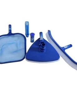 HydroTools 8611 Premium Pool Maintenance Kit + Strips w/ 5-15' Telescopic Pole